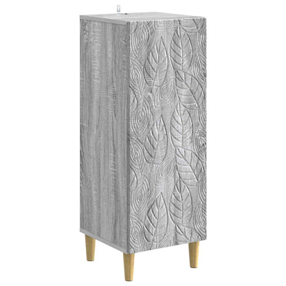 vidaXL Sideboard Grey Sonoma 33 x 34.5 x 90 cm Engineered Wood 2