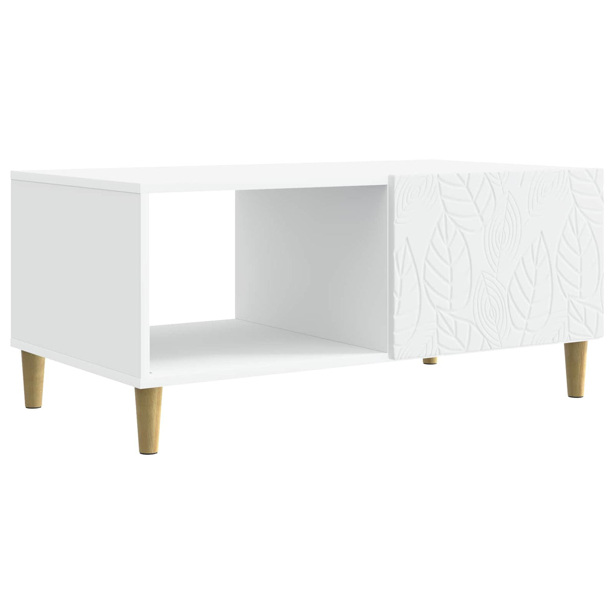 Coffee Table 90 x 50 x 40 cm Engineered Wood White