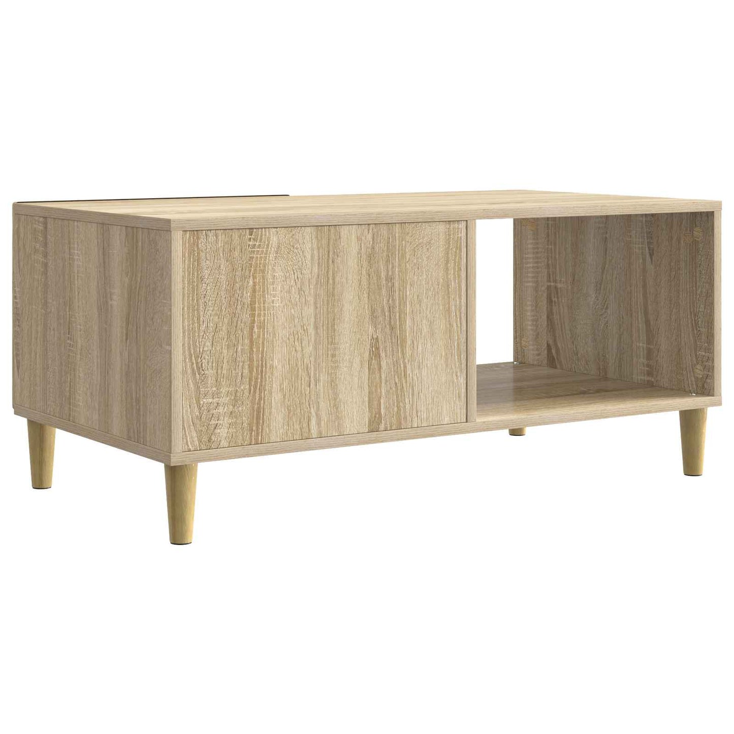 vidaXL Coffee Table Sonoma Oak 90 x 50 x 40 cm Engineered Wood 6