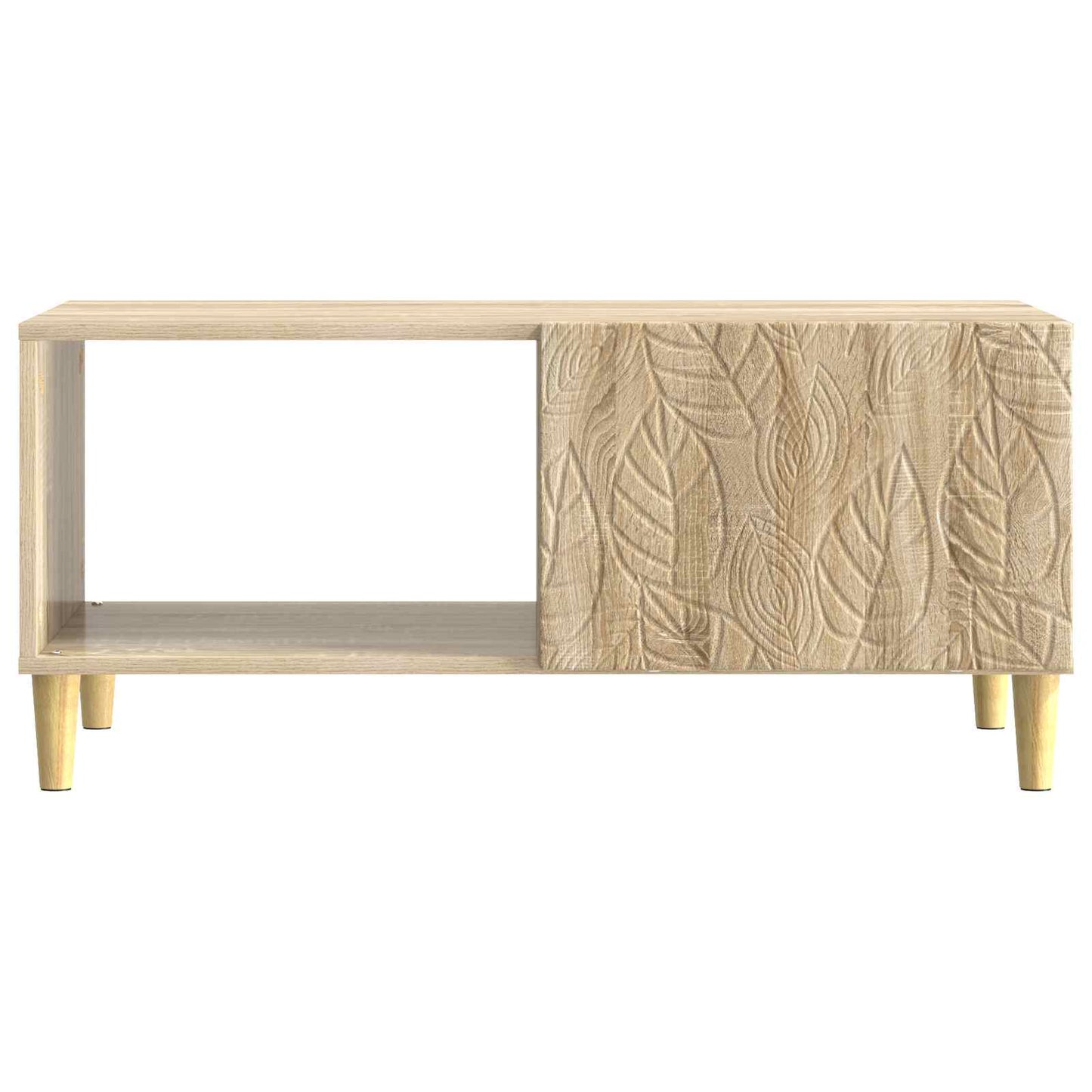 vidaXL Coffee Table Sonoma Oak 90 x 50 x 40 cm Engineered Wood 4