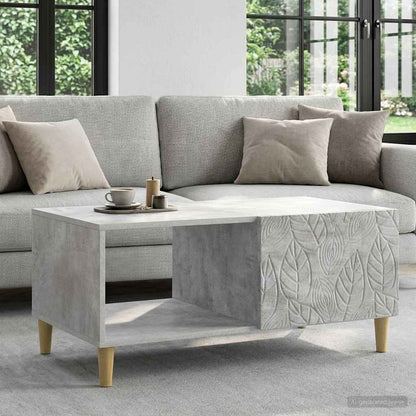 vidaXL Coffee Table Concrete Grey 90 x 50 x 40 cm Engineered Wood 1