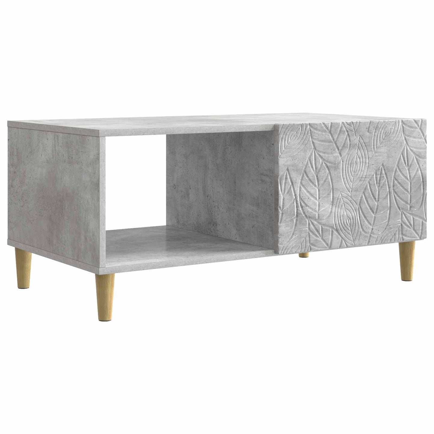 vidaXL Coffee Table Concrete Grey 90 x 50 x 40 cm Engineered Wood 2