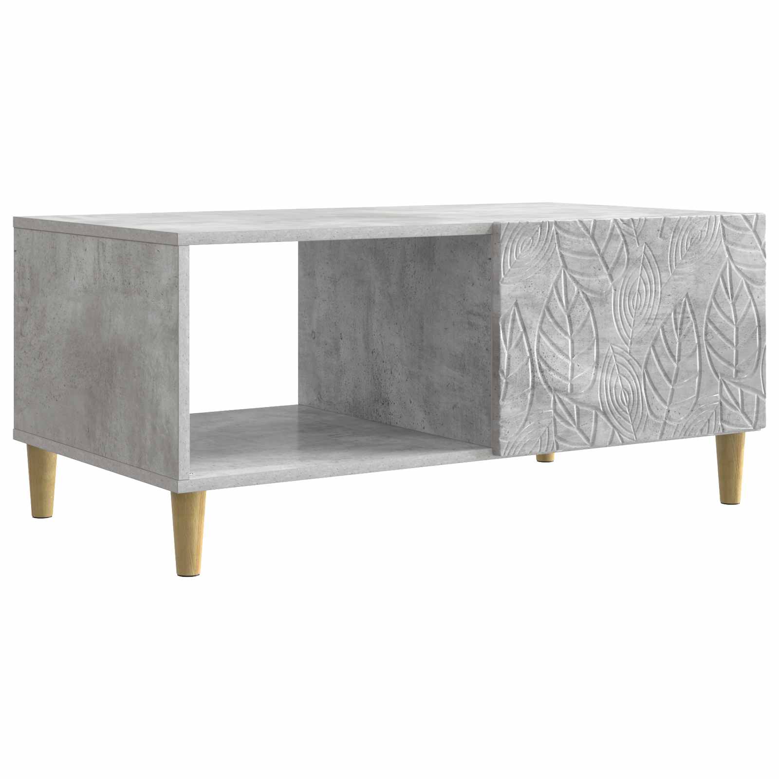 vidaXL Coffee Table Concrete Grey 90 x 50 x 40 cm Engineered Wood 2