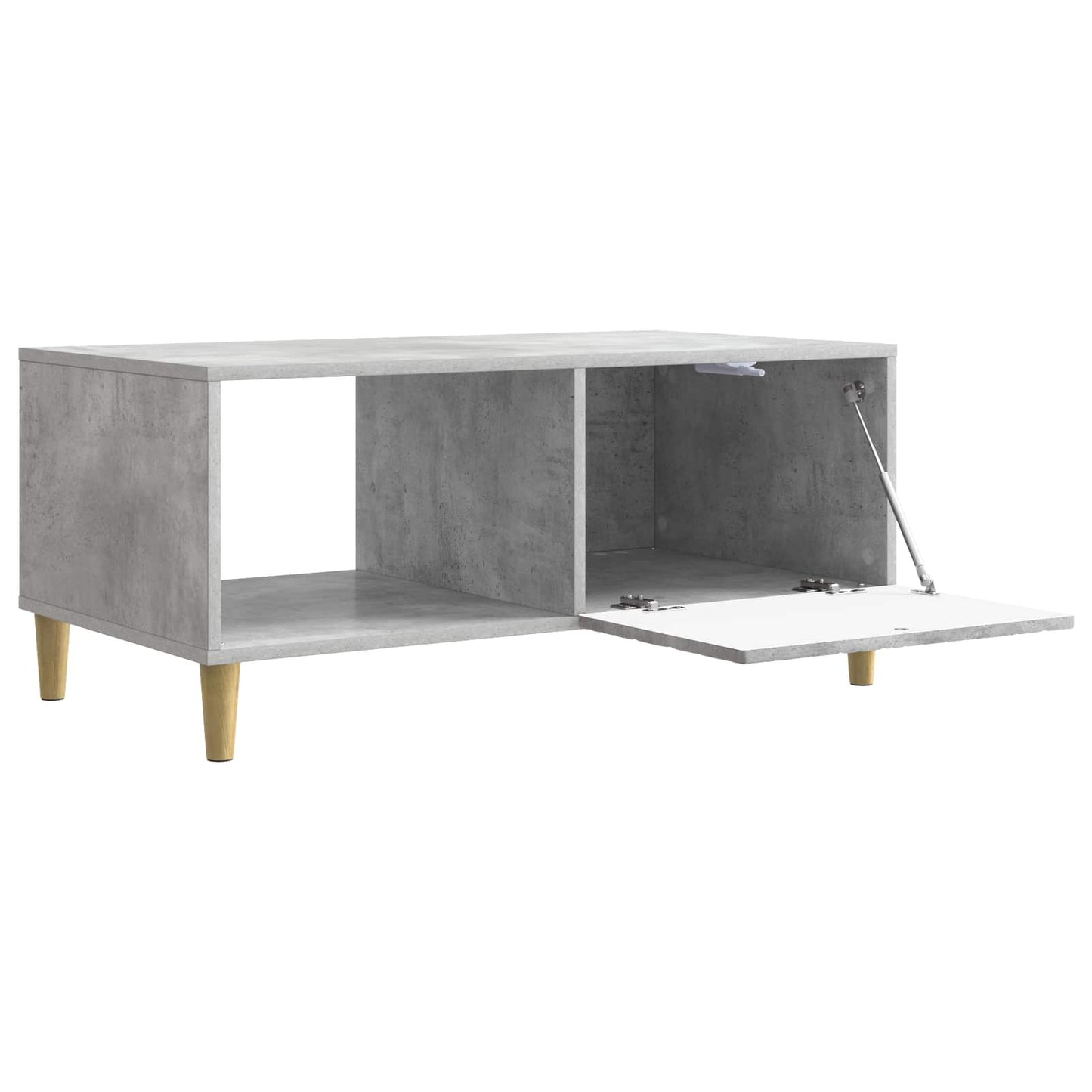 vidaXL Coffee Table Concrete Grey 90 x 50 x 40 cm Engineered Wood 3