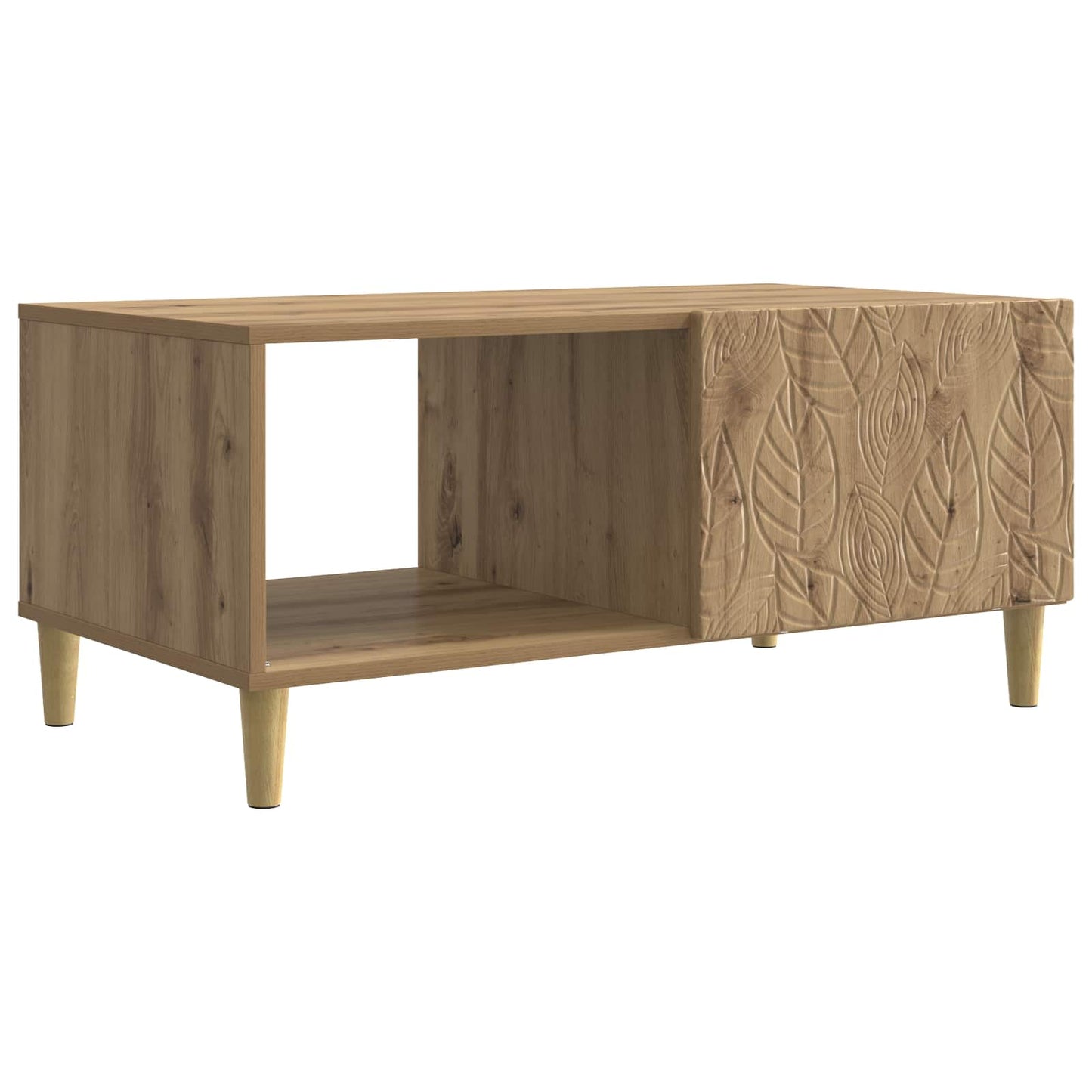 vidaXL Coffee Table Artisan Oak 90 x 50 x 40 cm Engineered Wood 2