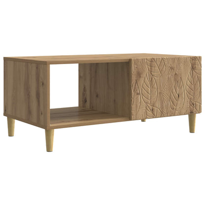 vidaXL Coffee Table Artisan Oak 90 x 50 x 40 cm Engineered Wood 2