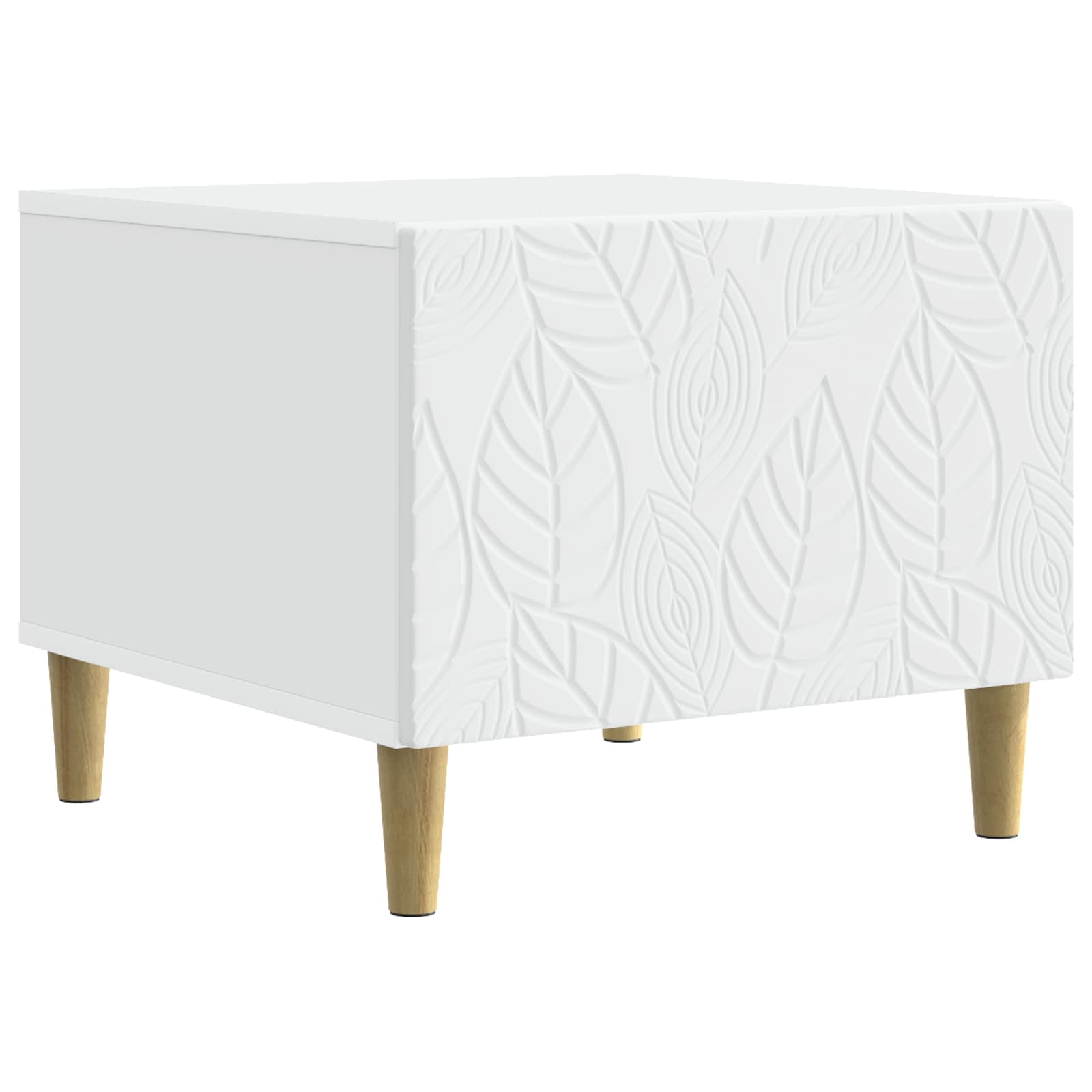 vidaXL Coffee Table White 50 x 49 x 40 cm Engineered Wood 2
