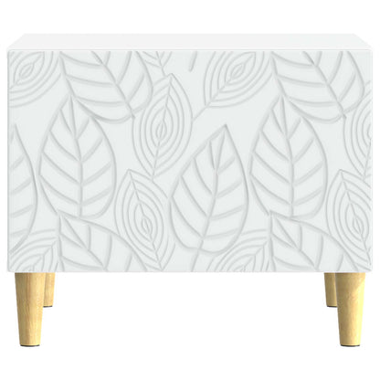 vidaXL Coffee Table White 50 x 49 x 40 cm Engineered Wood 4