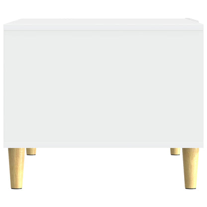 vidaXL Coffee Table White 50 x 49 x 40 cm Engineered Wood 5