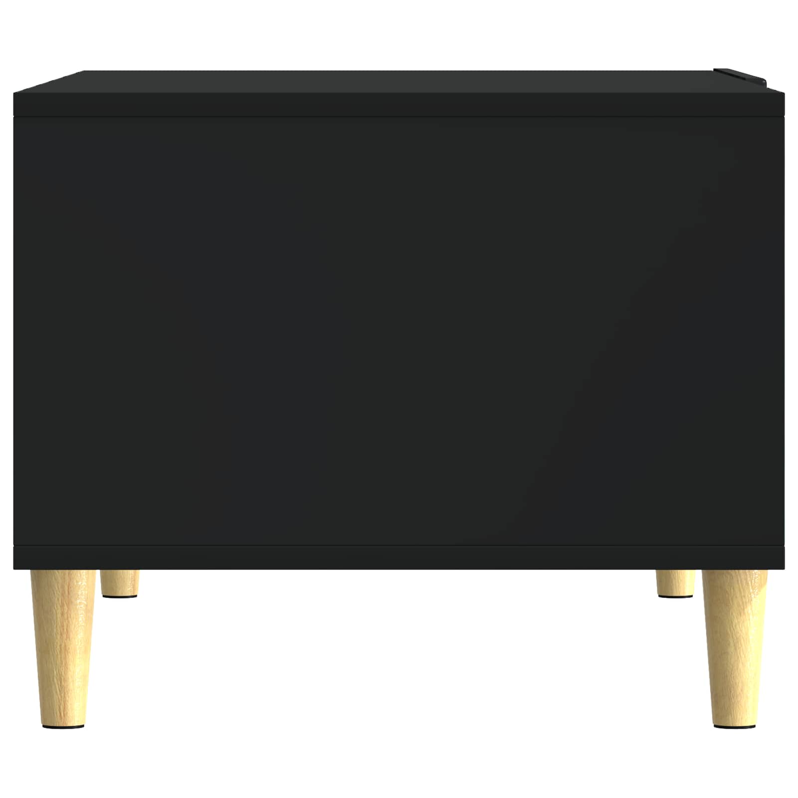 vidaXL Coffee Table Black 50 x 49 x 40 cm Engineered Wood 5