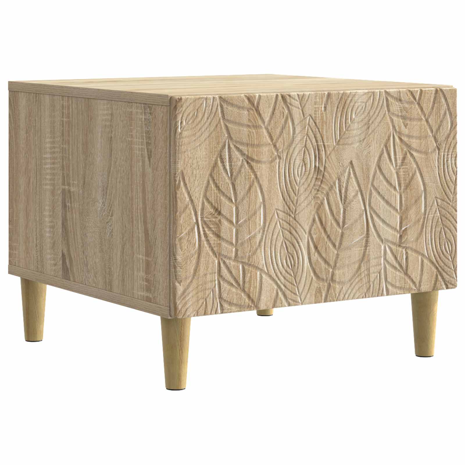 vidaXL Coffee Table Sonoma Oak 50 x 49 x 40 cm Engineered Wood 2