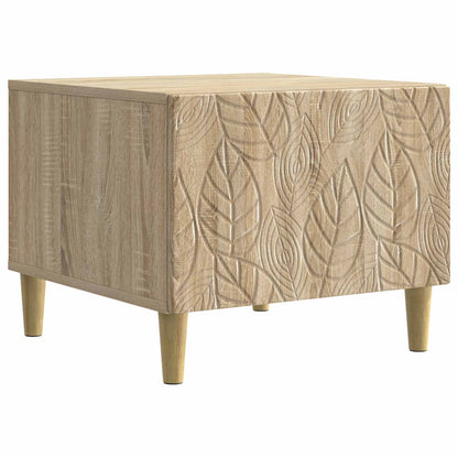 vidaXL Coffee Table Sonoma Oak 50 x 49 x 40 cm Engineered Wood 2
