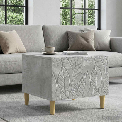 vidaXL Coffee Table Concrete Grey 50 x 49 x 40 cm Engineered Wood 1