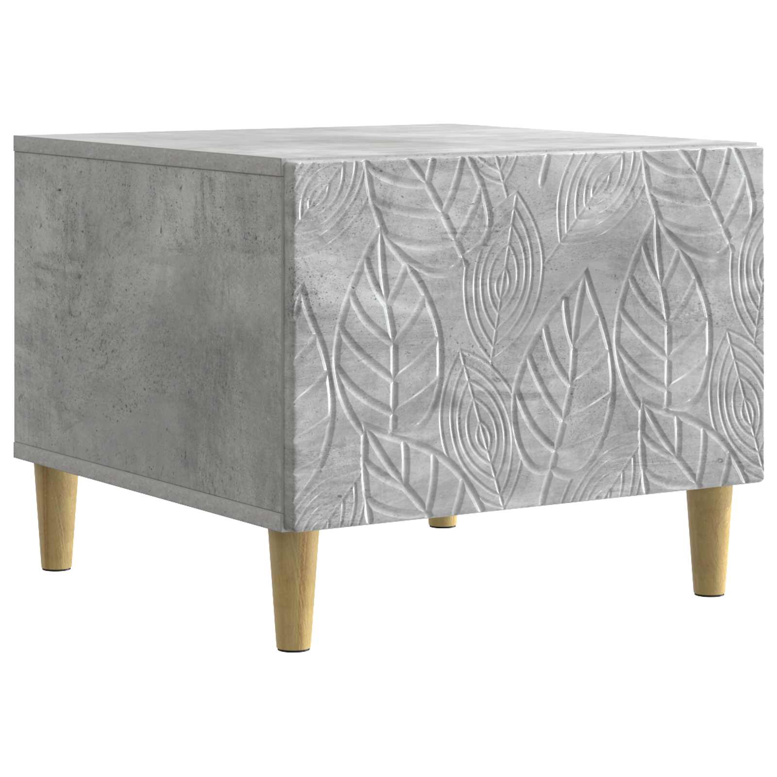 vidaXL Coffee Table Concrete Grey 50 x 49 x 40 cm Engineered Wood 2