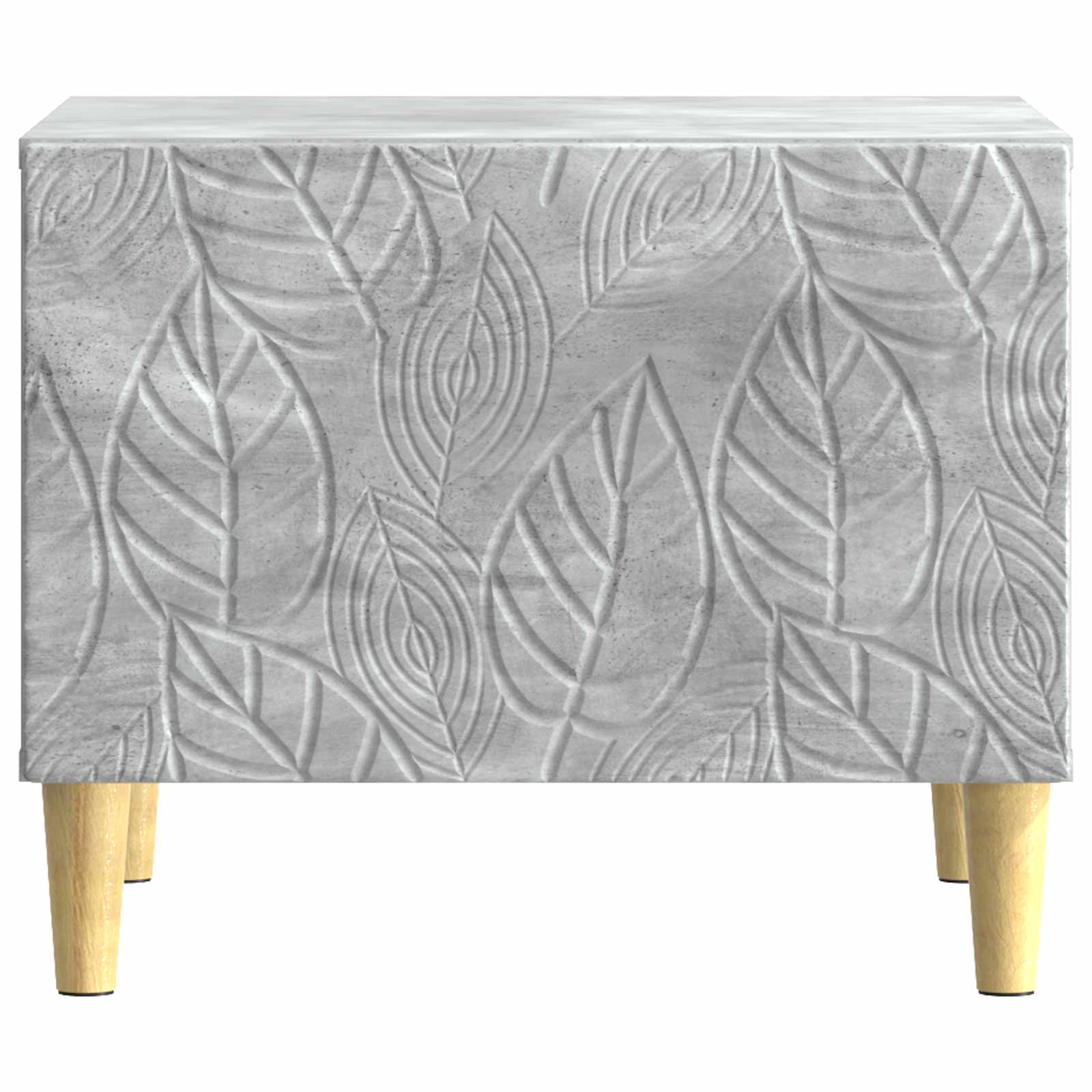 vidaXL Coffee Table Concrete Grey 50 x 49 x 40 cm Engineered Wood 4