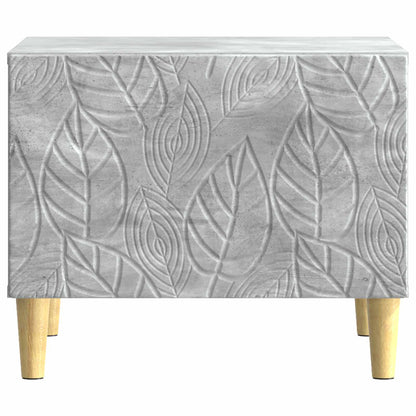 vidaXL Coffee Table Concrete Grey 50 x 49 x 40 cm Engineered Wood 4