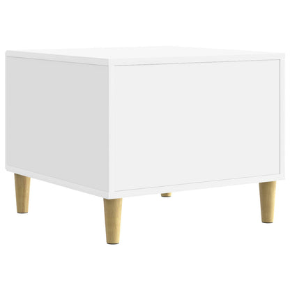 vidaXL Coffee Table High Gloss White 50 x 49 x 40 cm Engineered Wood 6