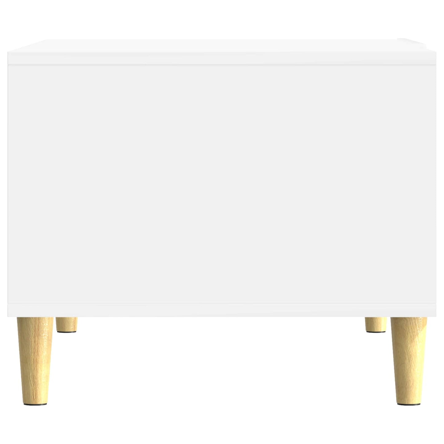 vidaXL Coffee Table High Gloss White 50 x 49 x 40 cm Engineered Wood 5