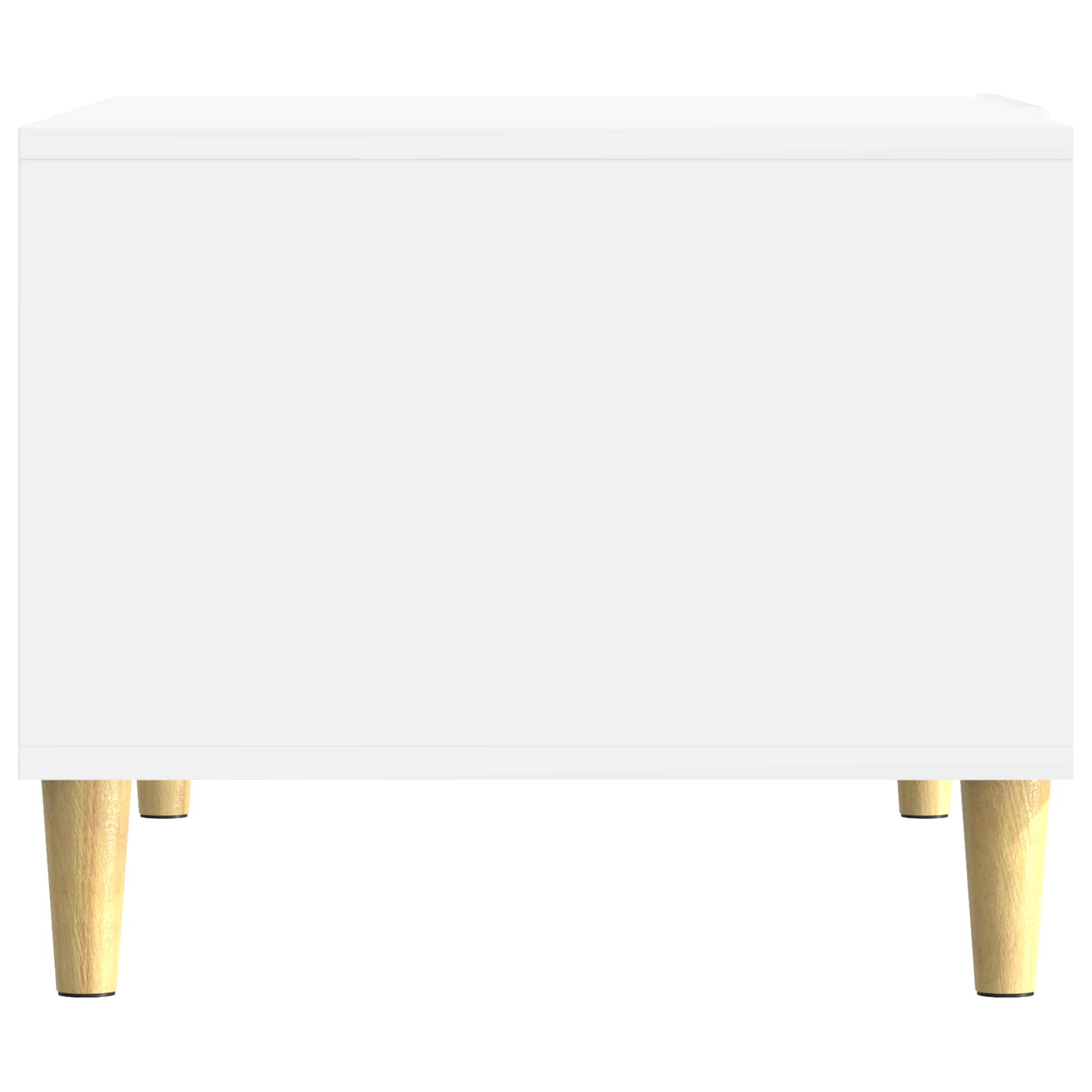 vidaXL Coffee Table High Gloss White 50 x 49 x 40 cm Engineered Wood 5