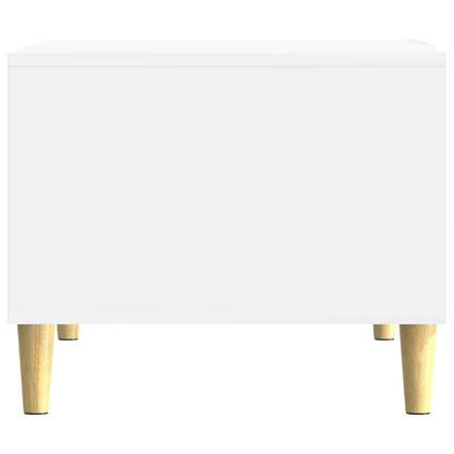 vidaXL Coffee Table High Gloss White 50 x 49 x 40 cm Engineered Wood 5