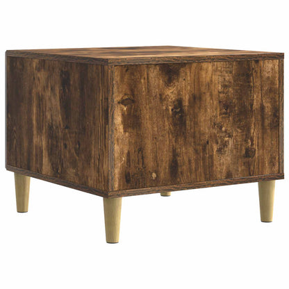 vidaXL Coffee Table Smoked Oak 50 x 49 x 40 cm Engineered Wood 6