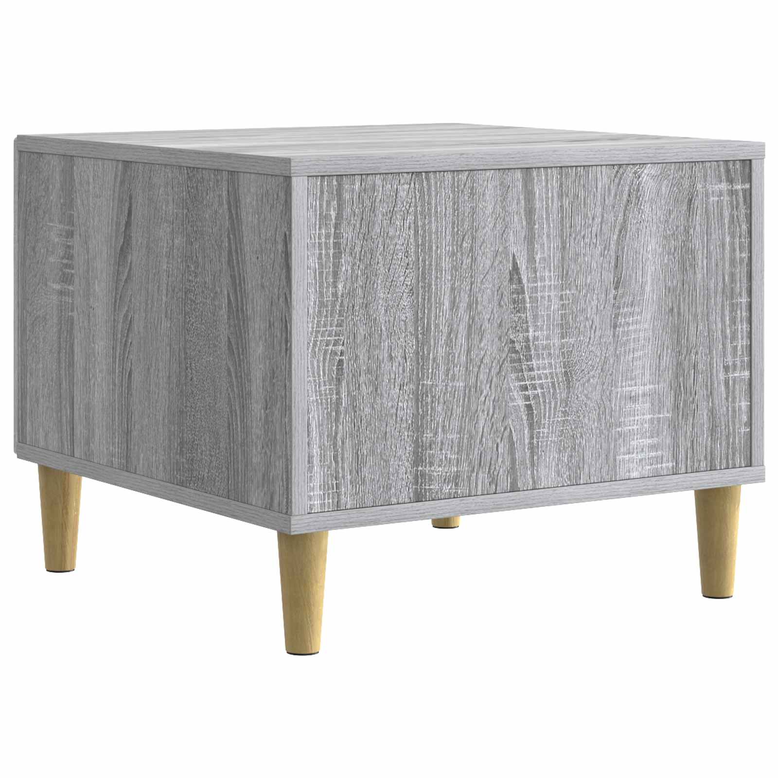 vidaXL Coffee Table Grey Sonoma 50 x 49 x 40 cm Engineered Wood 6