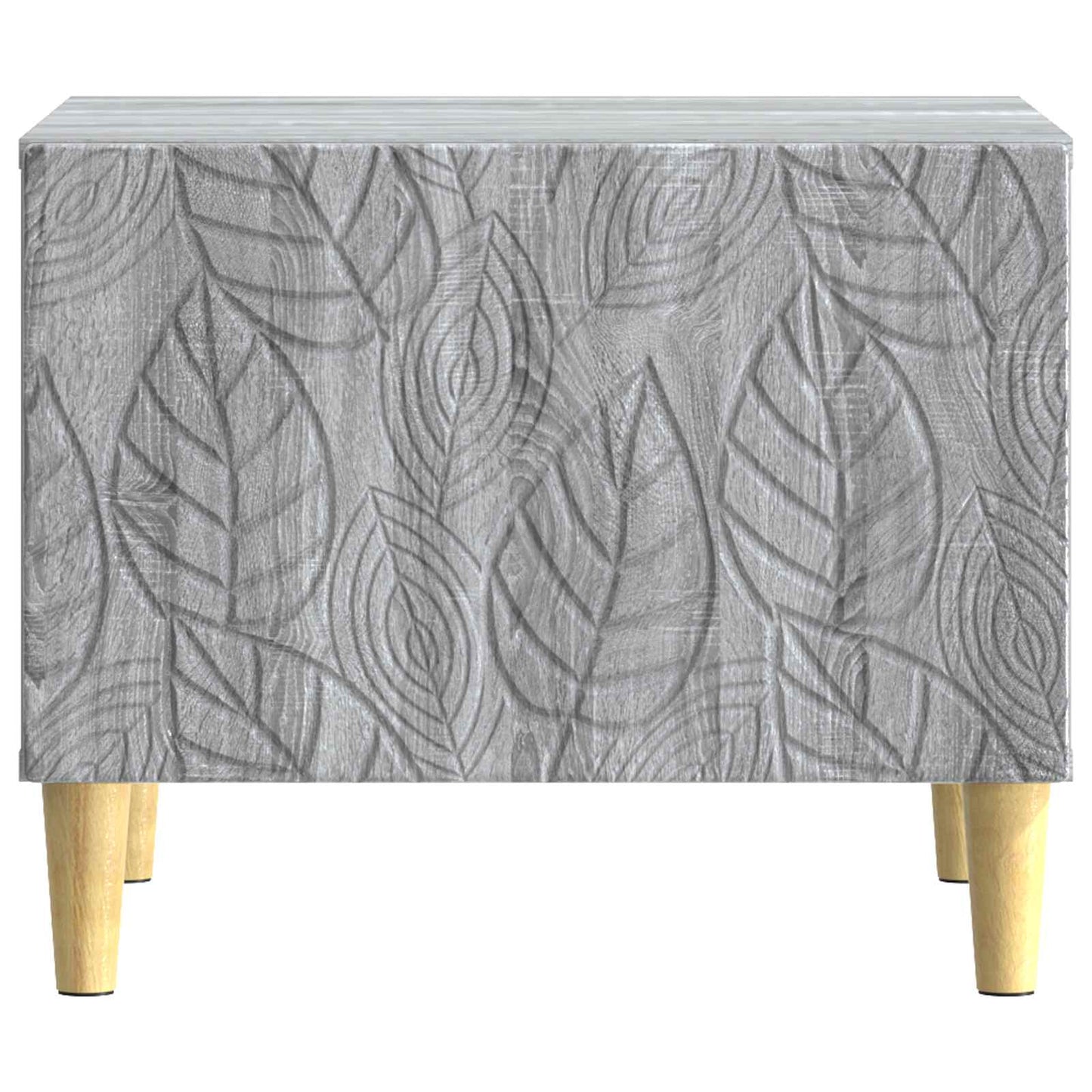 vidaXL Coffee Table Grey Sonoma 50 x 49 x 40 cm Engineered Wood 4