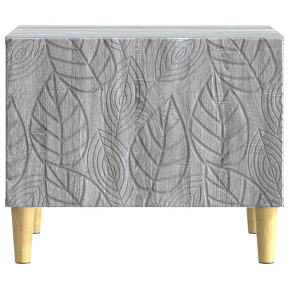 vidaXL Coffee Table Grey Sonoma 50 x 49 x 40 cm Engineered Wood 4