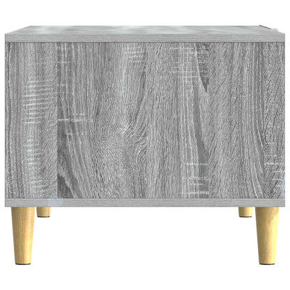 vidaXL Coffee Table Grey Sonoma 50 x 49 x 40 cm Engineered Wood 5