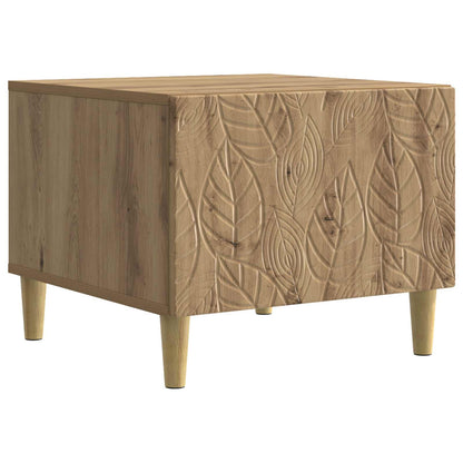 vidaXL Coffee Table Artisan Oak 50 x 49 x 40 cm Engineered Wood 2