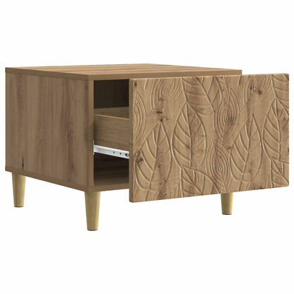 vidaXL Coffee Table Artisan Oak 50 x 49 x 40 cm Engineered Wood 3
