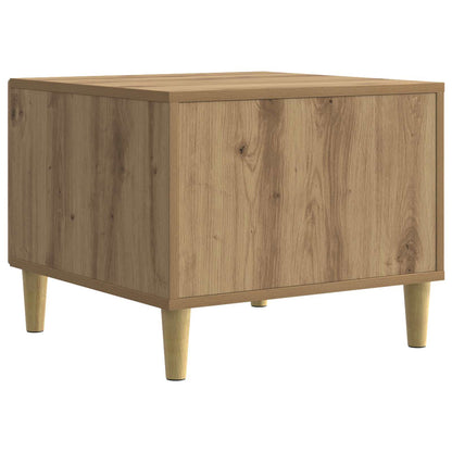 vidaXL Coffee Table Artisan Oak 50 x 49 x 40 cm Engineered Wood 6