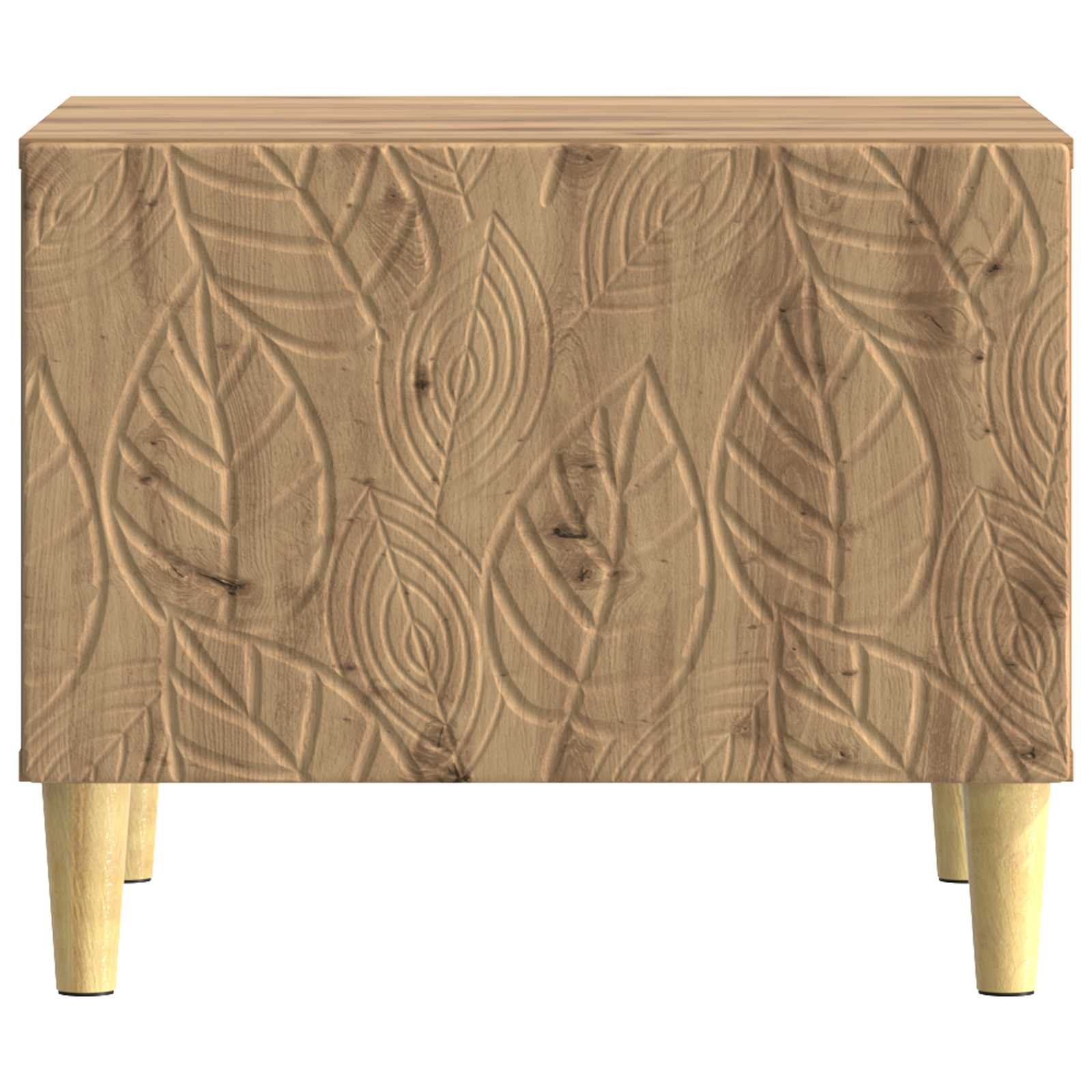 vidaXL Coffee Table Artisan Oak 50 x 49 x 40 cm Engineered Wood 4