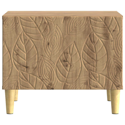 vidaXL Coffee Table Artisan Oak 50 x 49 x 40 cm Engineered Wood 4