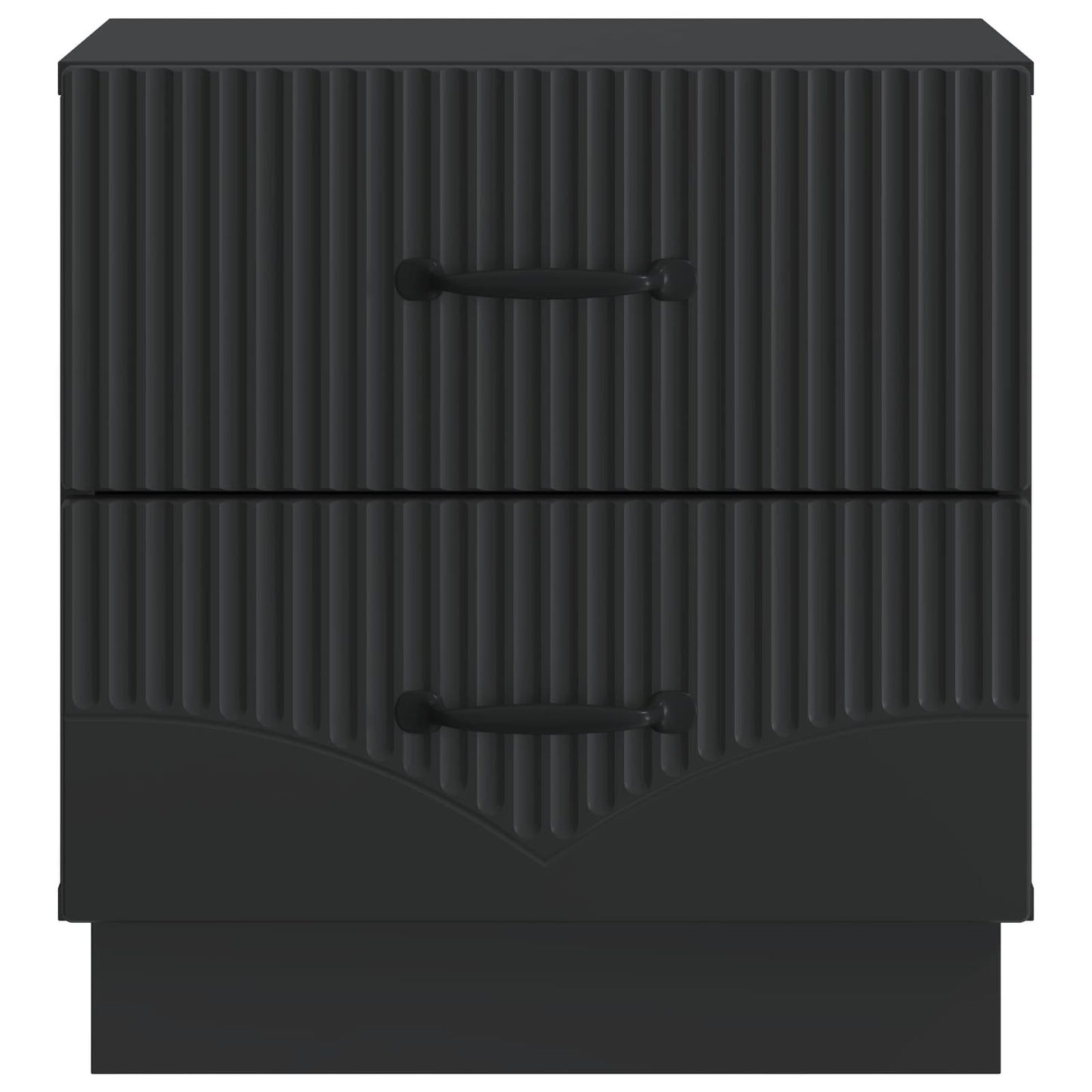 vidaXL Bedside Cabinet Black 43 x 34.5 x 44.5 cm Engineered Wood 5
