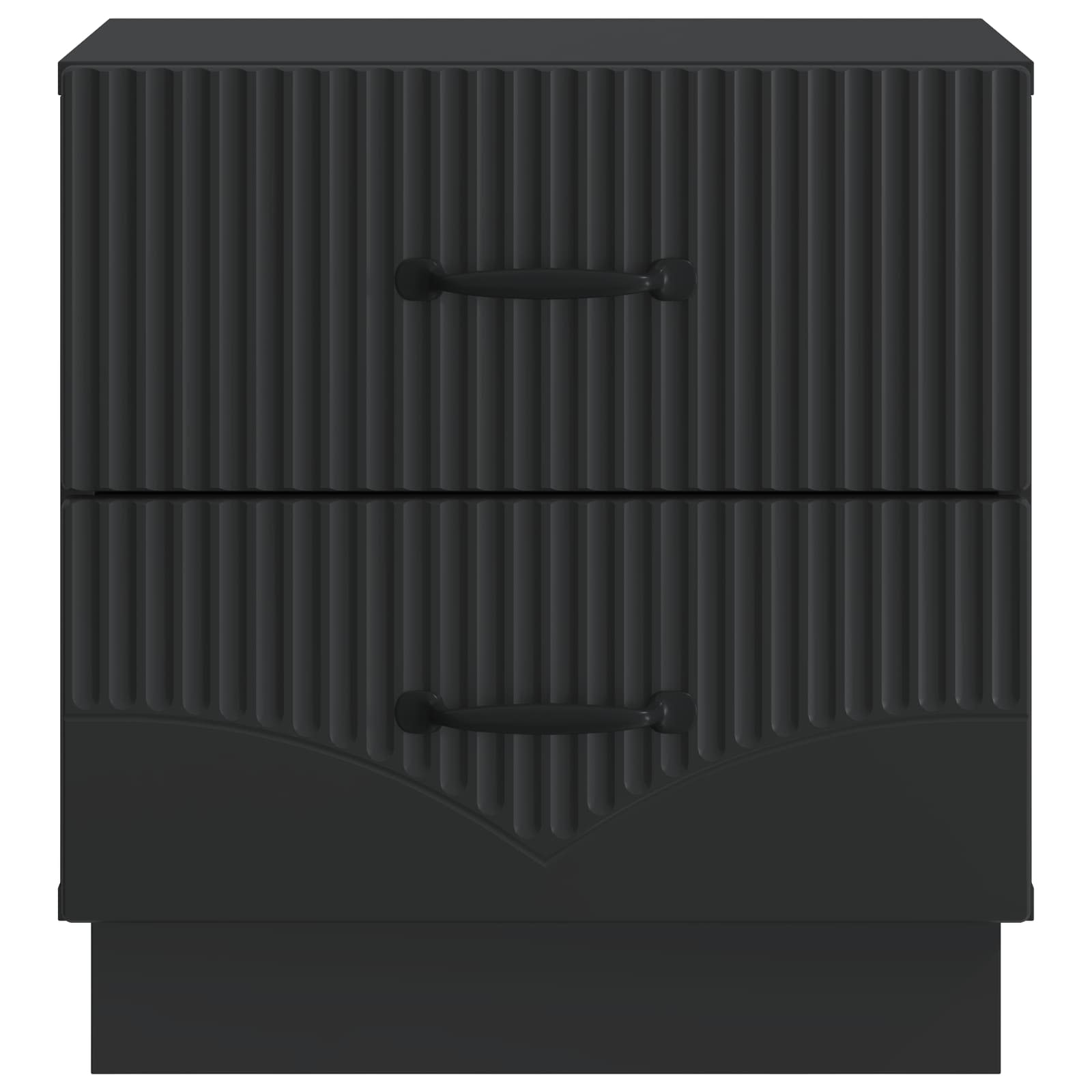 vidaXL Bedside Cabinet Black 43 x 34.5 x 44.5 cm Engineered Wood 5