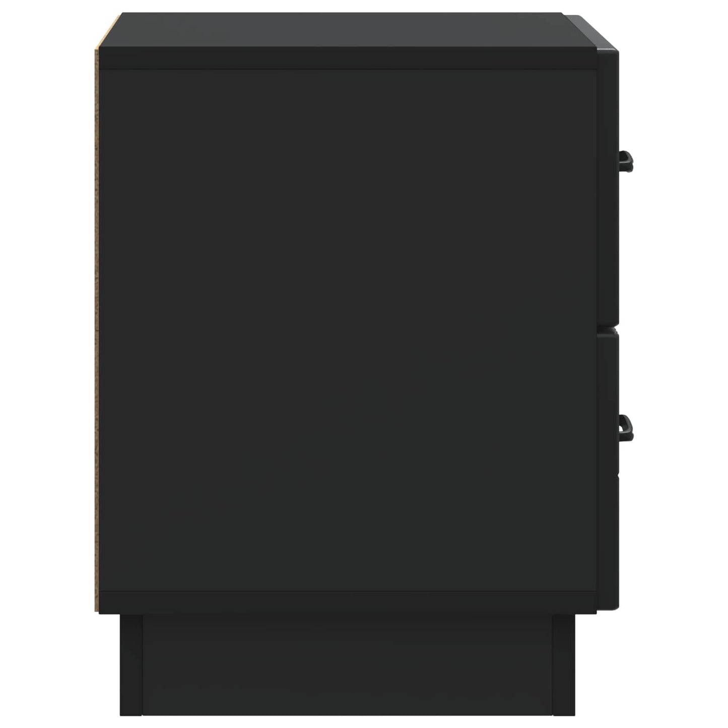 vidaXL Bedside Cabinet Black 43 x 34.5 x 44.5 cm Engineered Wood 6