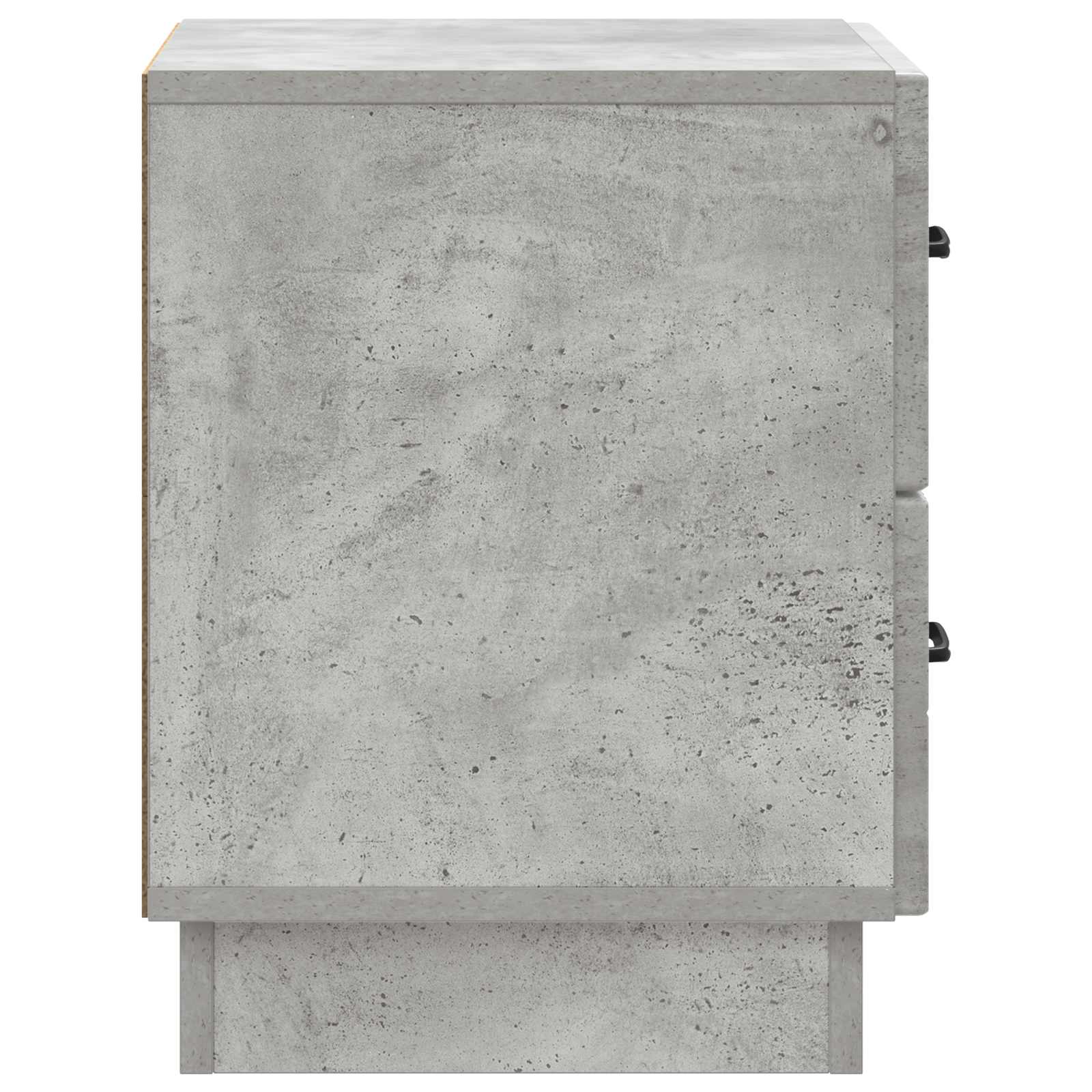 vidaXL Bedside Cabinet with Drawer Concrete Grey 43 x 34.5 x 44.5 cm 6