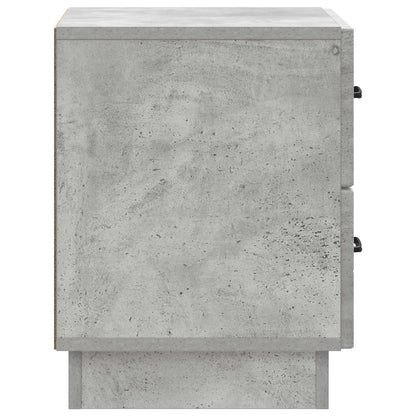 vidaXL Bedside Cabinet with Drawer Concrete Grey 43 x 34.5 x 44.5 cm 6