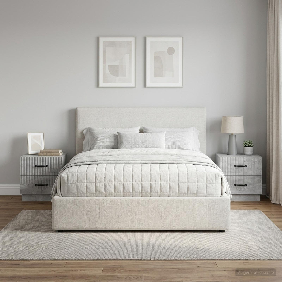vidaXL Bedside Cabinet 43 x 34.5 x 44.5 cm Engineered Wood