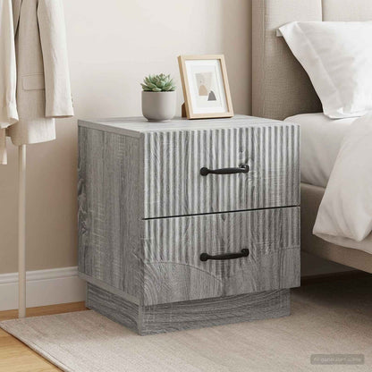 vidaXL Bedside Cabinet 43 x 34.5 x 44.5 cm Engineered Wood