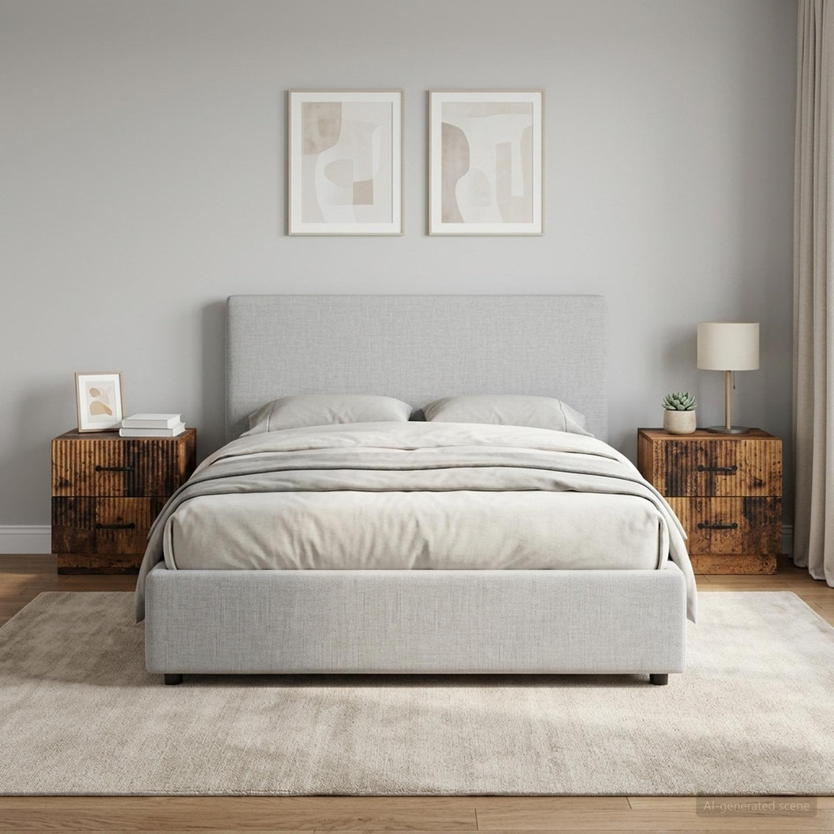 vidaXL Bedside Cabinet 43 x 34.5 x 44.5 cm Engineered Wood
