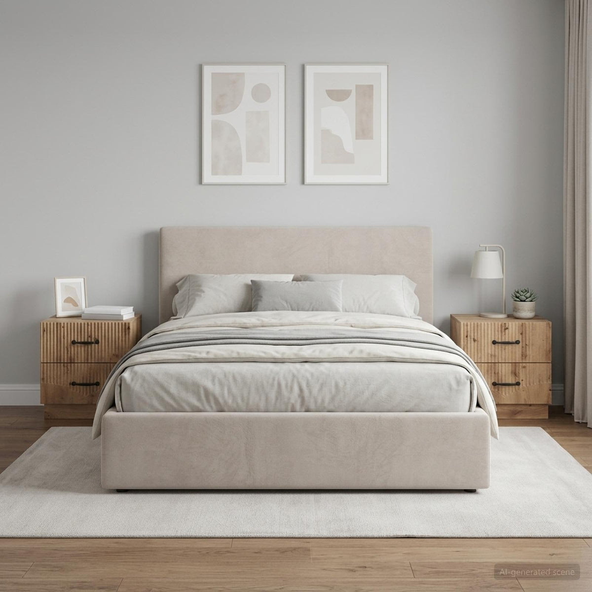 vidaXL Bedside Cabinet 43 x 34.5 x 44.5 cm Engineered Wood