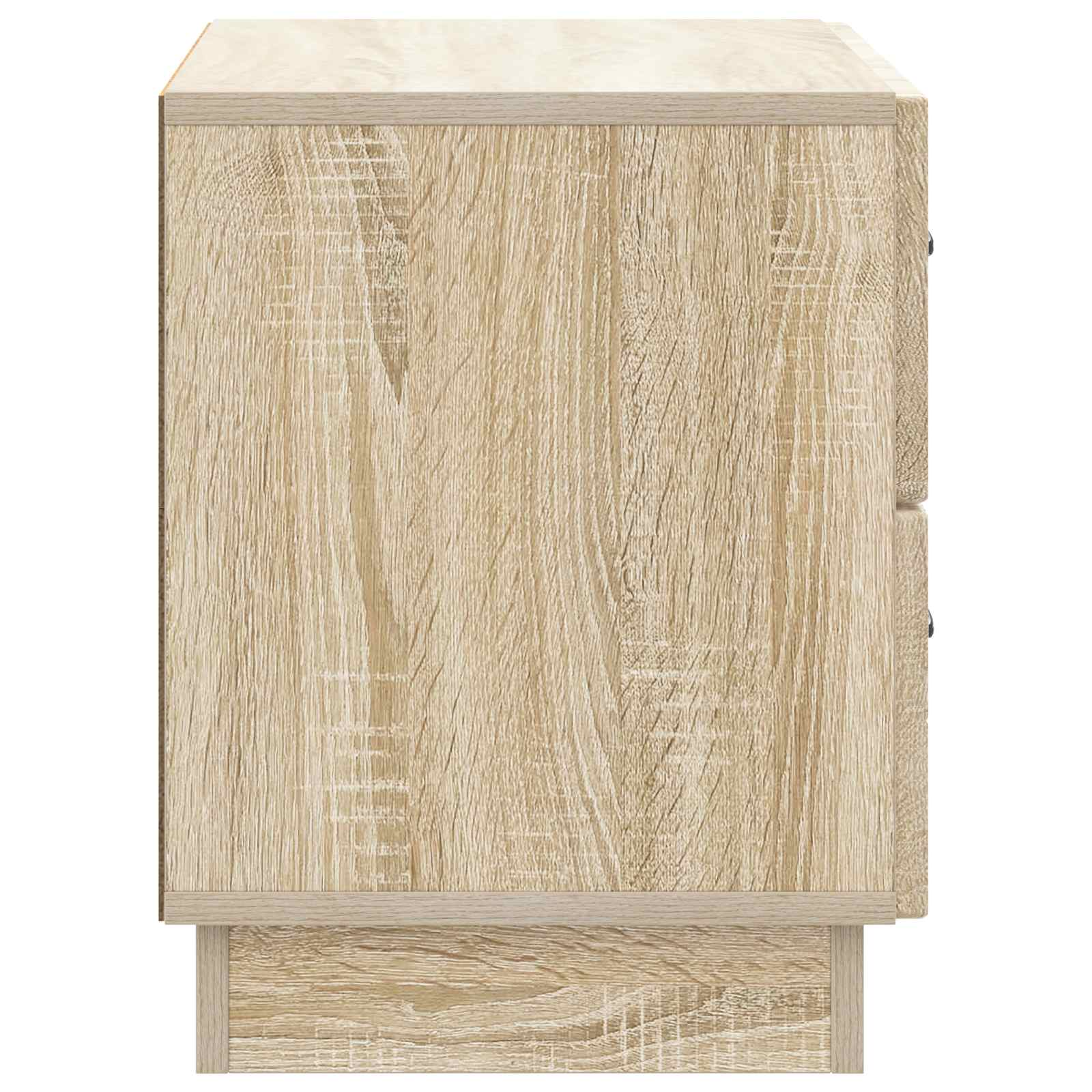vidaXL Bedside Cabinet Sonoma Oak 62 x 34.5 x 44.5 cm Engineered Wood 6