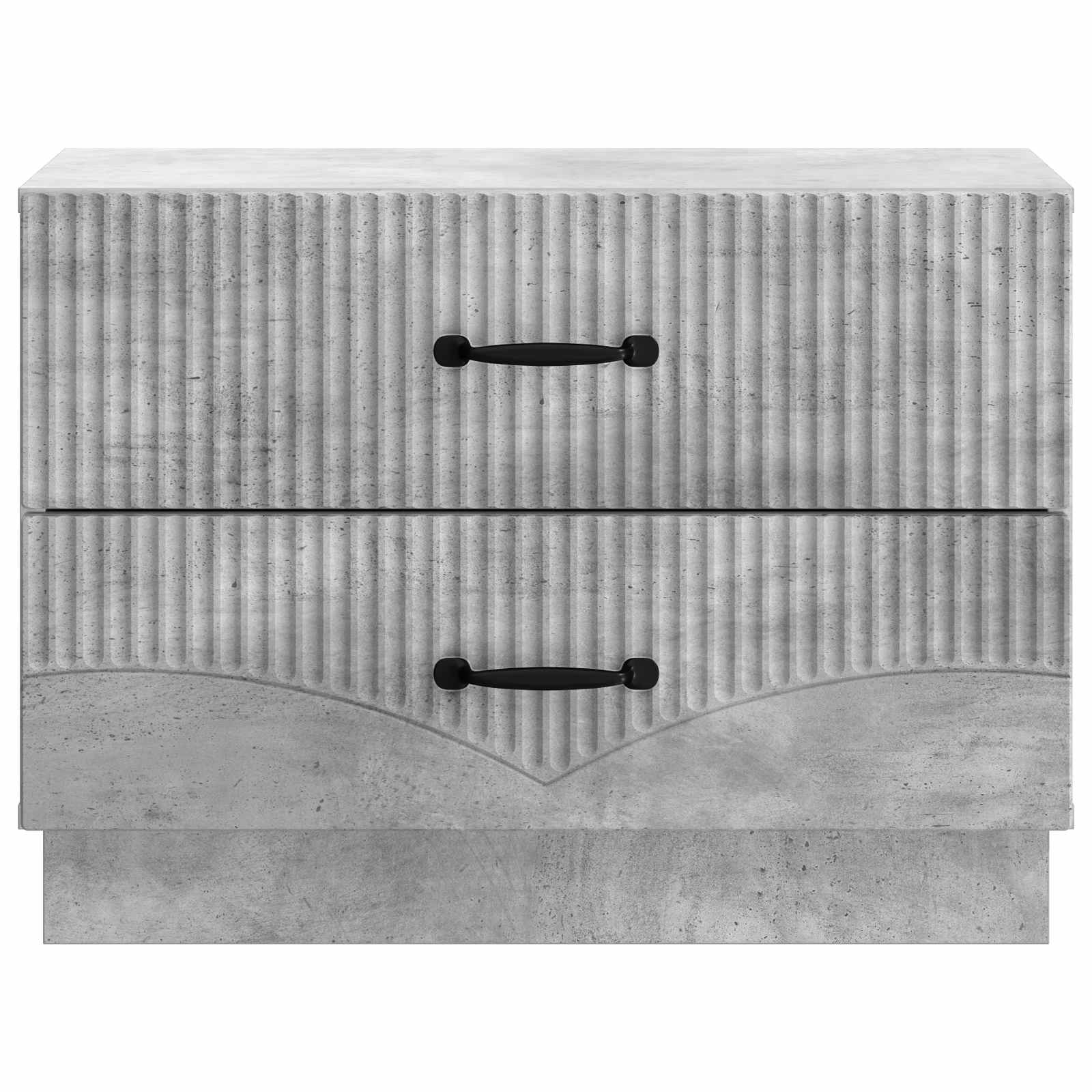 vidaXL Bedside Cabinet Concrete Grey 62 x 34.5 x 44.5 cm 5