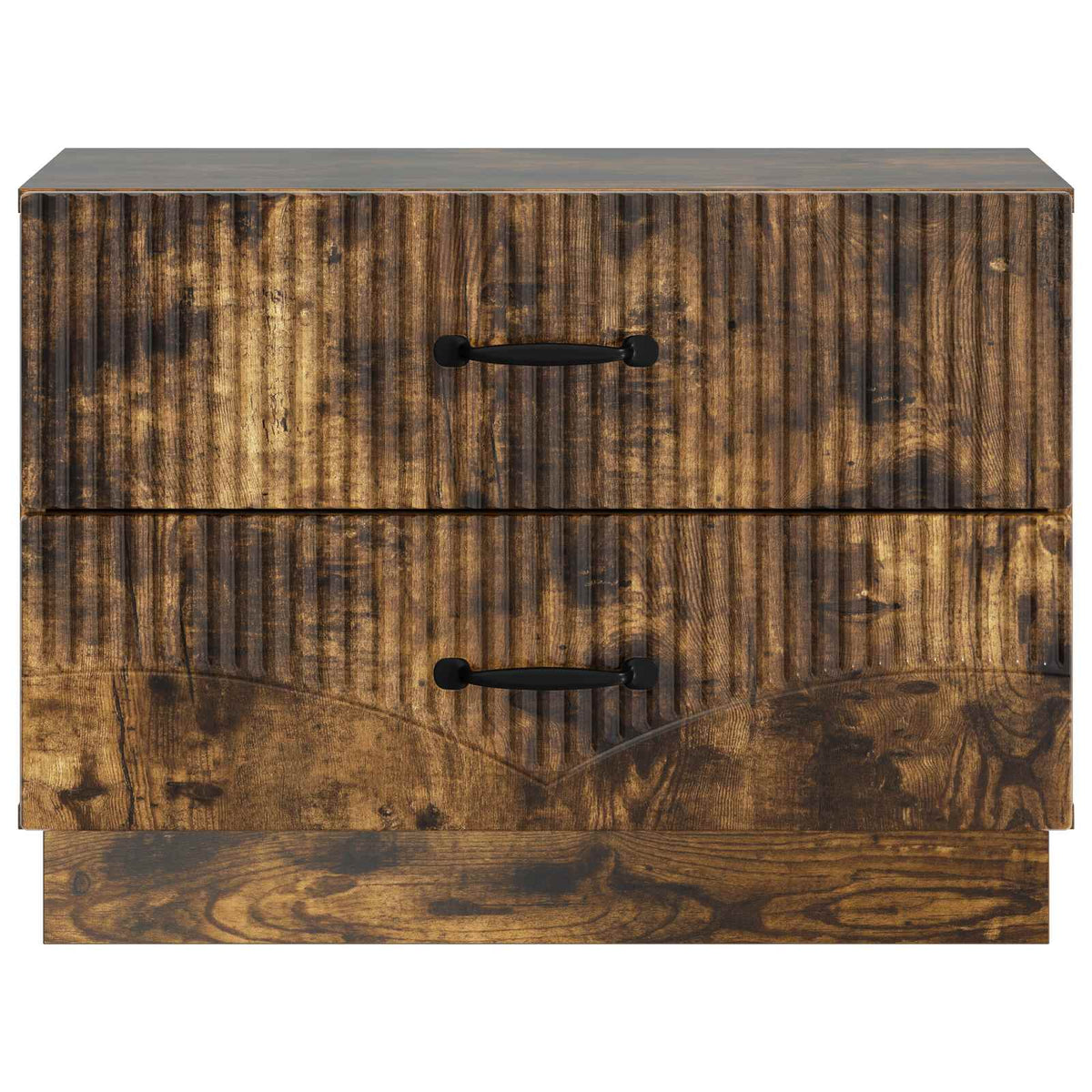 vidaXL Bedside Cabinet Smoked Oak 62 x 34.5 x 44.5 cm Engineered Wood 5