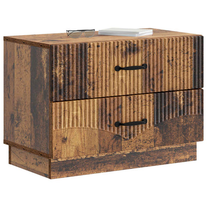 vidaXL Bedside Cabinet Old Wood 62 x 34.5 x 44.5 cm Engineered Wood 3