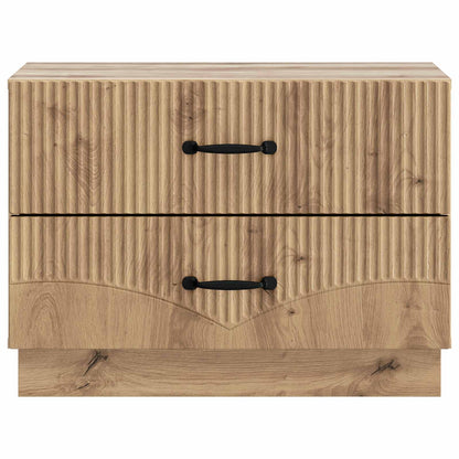 vidaXL Bedside Cabinet Artisan Oak 62 x 34.5 x 44.5 cm Engineered Wood 5