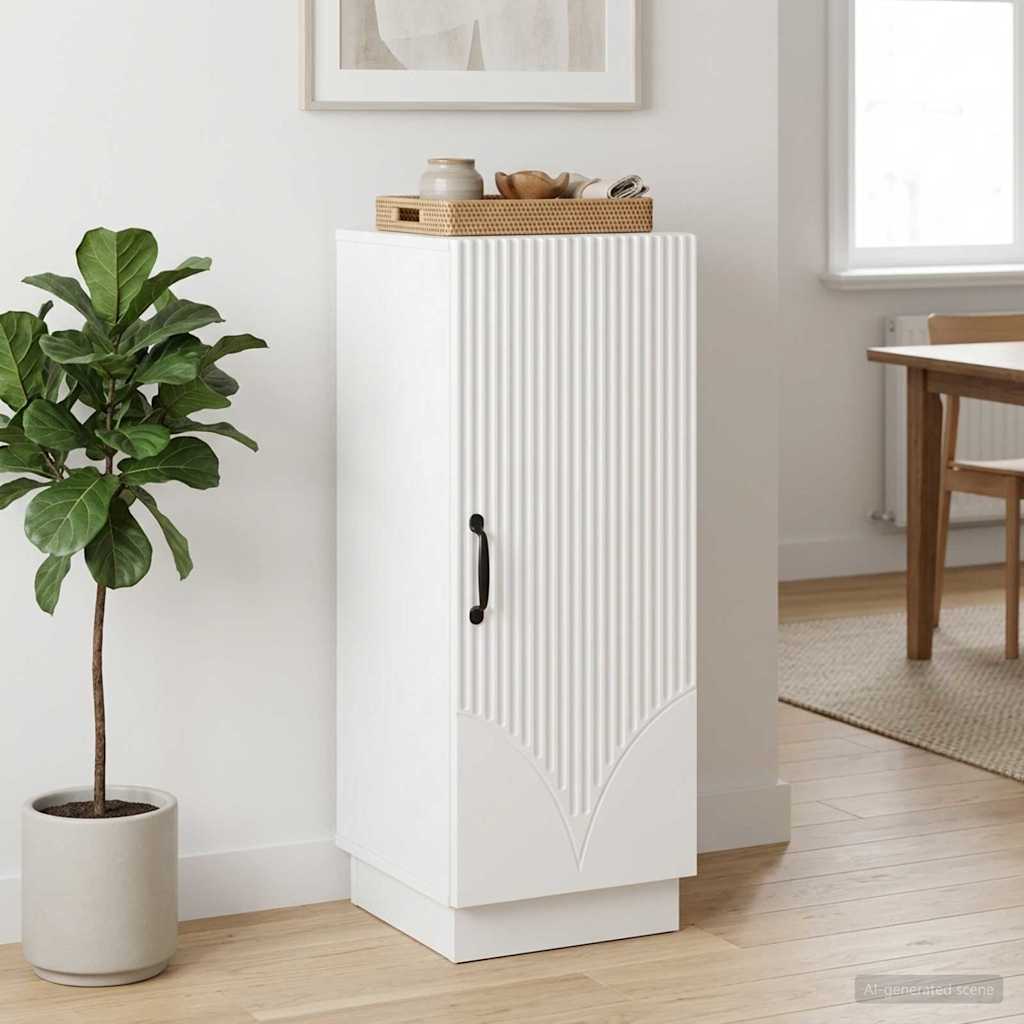 vidaXL Sideboard White 33 x 34.5 x 87 cm Engineered Wood 4