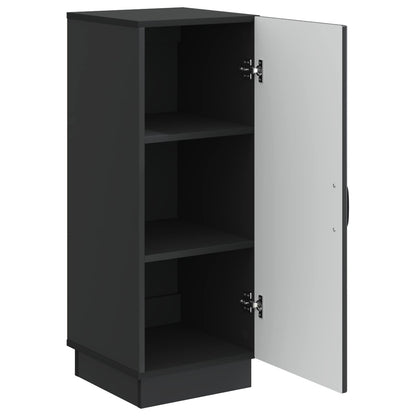 vidaXL Sideboard Black 33 x 34.5 x 87 cm Engineered Wood 5